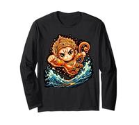 Hanumanji Hanuman Hindú Mono Dios Amante Devoto Manga Larga