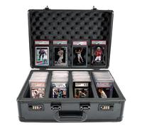 Hanured® 160+ 4 fila Caja cartas magic, con divisores y cerradura de combinación, Deck box para MTG TCG PTCG