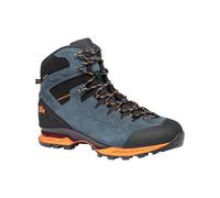 Hanwag - Zapatillas de senderismo Hombre - Makra Trek Gtx Steel/Orange - Talla 7,5 UK - Gris Gris 7.5 UK