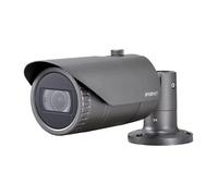 Hanwha Cámara IP Bullet Wisenet Q 2MP 3.2-10mm Varifocal Motorizada H.265 WDR IR 30m Antivandálica IK10 Exterior IP66 PoE con Audio