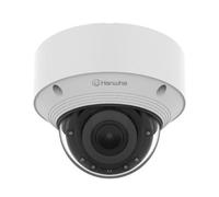 Hanwha Cámara IP de Seguridad Wisenet Q AI Minidomo Exterior 5MP 3.2-10.2mm motorizado IR 30m WDR 120dB H.265 IK10 IP66 PoE para Detección de Persona/Vehículo