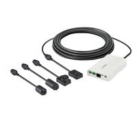 Hanwha Cámara IP Oculta 2MP AI Pinhole WDR H.265 Interior 12V/PoE Wisenet X Cabezal Remoto Audio