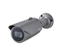 Hanwha Techwin QNO-7082R Cámara IP de Seguridad Exterior Bullet 4MP Wisenet Q, 3.1x Zoom Óptico, 30 m Visión Nocturna, IP66, Resistencia IK10