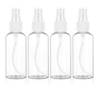 Hanyousheng 4 Piezas Bote Spray, 50ml Spray Botella, Botellas Aerosol Vacío Plástico, Botes Spray Vacios, para Aceites Esenciales, Limpieza, Perfume