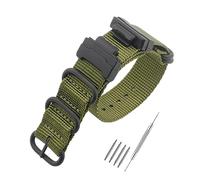 HANYTON Correas de repuesto de nailon balístico militar compatible con Casio Watch modelo DW-5600 / GLS-5600 / GW-M-5610 / GM-W-B5000 / GM-5600 / GW-B5600 / DW-D5500 / DW-5305/ DW6900 / para Casio 16