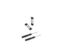 Hanyton Suunto Core - Adaptadores de correa de reloj inteligente de acero inoxidable con 4 orejas, 4 varillas de tornillo, 2 herramientas (adaptador negro)
