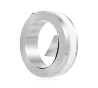 Hanzete - Cinta de aluminio 3D manual en relieve no adhesiva, repuesto para etiquetadoras DYMO M1011/M11-1, rollo de 12 mm x 4,8 m