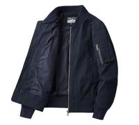 HanzhuoOu Chaqueta De Carga Para Hombre Con Múltiples Bolsillos, Moda Retro Casual XL