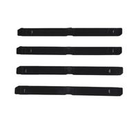 HANZOU 4 cubiertas for soporte portaequipajes techo, compatibles con Opel, Astra H 51 87 877, accesorios plástico for coche, portaequipajes exterior for coche. Tapa del portaequipajes de techo