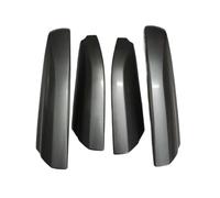 HANZOU 4 fundas for portaequipajes de techo, compatibles con Toyota, Highlander 2009-2013, protección for el extremo del riel de la barra, ABS. Tapa del portaequipajes de techo(Gray 4pcs)