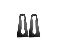 HANZOU Amortiguador de sonido for cerradura de puerta de coche, almohadilla amortiguadora Compatible for Skoda, Fabia Kodiaq Octavia Rapid Superb Yeti 4E4837763, 2 y 4 Uds. Amortiguador de apertura de