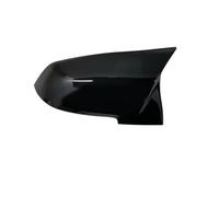 HANZOU Cubierta de espejo retrovisor lateral, carcasa for espejo retrovisor, compatible con Serie 1, 2, 3, 4, F20, F21, F22, F30, F32, F36, X1, F87, M3 Carcasa del espejo retrovisor(1pc Black Left)