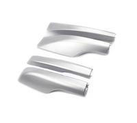 HANZOU Cubierta for portaequipajes de techo de coche, compatible con Toyota, Land Cruiser 200 LC200 FJ200 2008-2019, ABS, color negro/plateado. Tapa del portaequipajes de techo(Silver)