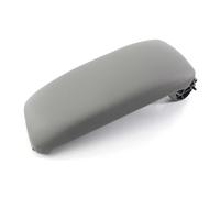 HANZOU Cubierta for reposabrazos de coche Compatible for A3 8p 2003-2010, tapa pestillo cuero PU2011 2012 cubierta del pestillo del reposabrazos central del coche(Gray)