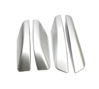 HANZOU Juego de 4 cubiertas for portaequipajes de techo, compatibles con Toyota, 4Runner N210 Hilux Surf 2003-2009, reemplazo de carcasa plateada for riel de coche. Tapa del portaequipajes de techo