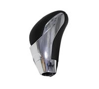 HANZOU Palanca cambios cuero transmisión automática Gaitor Compatible for Toyota Corolla Yaris RAV4 Camry/Lexus LS400 LX570 RX350 Cubierta de la manija de cambio de marchas del aut(Chrome)