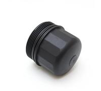 HANZOU Reemplazo del conjunto de la tapa de la carcasa del filtro de aceite Compatible for 550i 550i GT 550i GT XDrive 650i 11427615389 11 42 7 615 389 Tapa del filtro del motor del coche