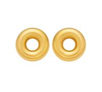 Hao Wu Xuan 2025 Pendientes gitanos de círculo Delicado Boho chapados en Oro hipoalergénicos de Acero Inoxidable sin deslustre joyería Moderna
