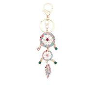 Hao Wu Xuan Bohemia Exquisite Dream cher Llavero Mujeres Rhinestone Dream cher Llavero Vintage Bohemia Estilo Bohemio Colgante para Coche Joyería