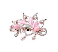 Hao Wu Xuan Bonitos grandes rellenos de pavo real con pasadores de cabello Adornos Joyería Prenda de cristal con horquilla para mujeres y niñas