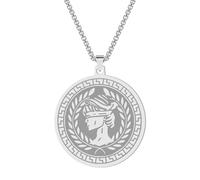 Hao Wu Xuan Cadena de Cuerda Atenea es la Diosa de la sabiduría y la síntesis artística Collar para Mujeres Leyenda Griega Antigua joyería para Fiestas Regalo