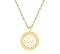 Hao Wu Xuan Cadena de Cuerda Collar Colgante de brújula para Mujeres Hombres Amuleto Runa joyería Celta Collar eslavo Collar Regalo