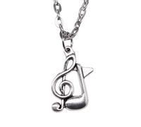Hao Wu Xuan Colgante antiguo color plata 21x13mm para mujeres