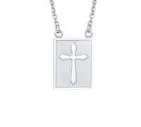 Hao Wu Xuan Collar Hombre Collar Hombre, Collares Escapularios Cruz, Confirmación de Comunión Escapulario Joyería 70cm Moda