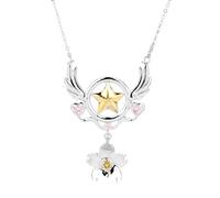 Hao Wu Xuan dongsheng Anime Card Captor Sakura Collar Estrella Flores Cardcaptor Sakura Cosplay Colgante Mujer Chica Joyería -30