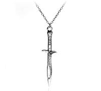 Hao Wu Xuan dongsheng Vintage Bilbo Bolsón Espada Colgante Collar Moda Película Joyería para Hombres Mujeres Desolación de Smaug