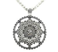 Hao Wu Xuan Fiore di Loto OM Mandala Yoga Delle Donne Pendenti Delicata Collana Regali Festa Della Mamma prezzie