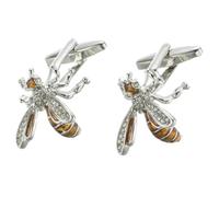 Hao Wu Xuan Gemelos de Abejas de Cristal Gemelos de insecto Accesorio para hombres