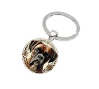 Hao Wu Xuan Llavero elegante con diseño de cabeza de vaca: adecuado para joyería, accesorios para coches, Acción de Gracias, San Valentín
