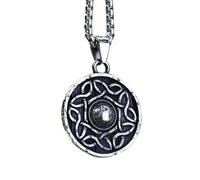 Hao Wu Xuan Moda 2024 San Benito, Exorista Patrón Reversible con Colgante con Cruz, Collar Hombre Mujer Amuleto de fe