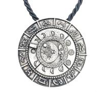 Hao Wu Xuan Moda Gotico 12 Costellazione Zodiaco Collana Gotico Segno Leone Vergine Bilancia Scorpione Capricorno Stregoneria prezzie