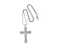 Hao Wu Xuan Moda Lujo Collar de Colgante con Gran Cruz para Mujeres y Hombres Rock Party Regalo