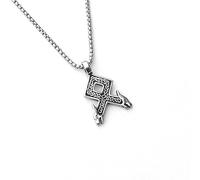 Hao Wu Xuan moda Norrena Rune Othila Teiwaz Algiz Fehu Jera Simboli Corvo Lupo Amuleto Talismano Vichingo Mens Collane prezzie