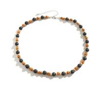 Hao Wu Xuan Moda Pietra e Legno Perline Corto Girocollo Collana per Gli Uomini Trendy Piccole Perline Collare Moda sul Collo Accessori Regalo Maschile prezzie
