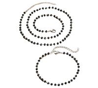 Hao Wu Xuan Moda Set Semplice Atmosferico Nero Imitazione Perla Design Set per Le Donne Squisito Partito Favori prezzie