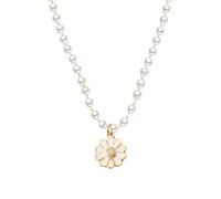 Hao Wu Xuan Moda Squisita Perla Perlina Collana Design Ciondolo Fiore per Le Donne Girasole Moda Ragazza Partito Regalo Collana Trendy prezzie