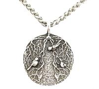 Hao Wu Xuan Moda Vintage Albero Della Vita Carino Uccello Pendente Collana Vichingo Accessori per Le Donne Dropship prezzie