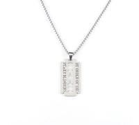 Hao Wu Xuan Peaky Blinders - Collar con colgante de hoja de afeitar, cadena de acero inoxidable, accesorio de joyería para hombres y mujeres