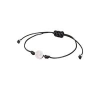 Hao Wu Xuan Pulseras Tejidas de Cuerda de Cera Delgada para Hombres y Mujeres, Pulsera de Encanto de señal Circular de Cruz de Acero Inoxidable, Regalo de joyería Ajustable para Parejas