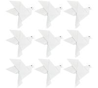HAOBIN 36 piezas Palomas de la paz Origami Paloma Origami Papel Plegadas De Papel De Origami hecho a mano papel manualidades Para Fiesta de Boda Fondo Decoración Hogar
