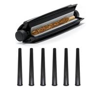 HAOBIN Dispositivo de cigarrillos Maquina Manual de Liar Cigarrillos 110 mm Fabricante de Tabaco Máquina de liar tabaco Rodillo de Cigarrillo Máquina de enrrollar Cono de tabaco para liar