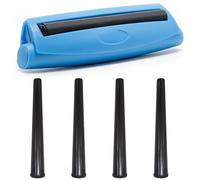 HAOBIN Dispositivo de cigarrillos Maquina Manual de Liar Cigarrillos 110 mm Fabricante de Tabaco Rodillo de Cigarrillo Máquina de liar tabaco Máquina de enrrollar Cono de tabaco para liar (Azul)