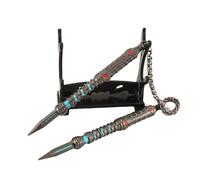 haobook Apex Legends Ash Strongest Link Réplica Réplica de 13 "Metal Cosplay Prop Gaming Regalo para fanáticos Desktop y Mochila decoración