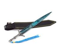 haobook Espada Sagrada de la Luz de la Luna Modelo 11.8In, Figuras de Acción Juguete Coleccionable, Regalo para Coleccionistas y Adorno de Decoración de Escritorio