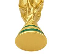 haobook Réplica Trofeo Copa del Mundo de Fútbol, Copa de Campeón de Resina para Aficionados, Recuerdo de Fútbol, Regalo Decorativo para Oficina, Bar, Fiesta,27cm