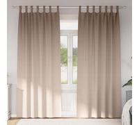 HaoChrymec Cortinas Opacas con Poliéster, Oscurecimiento 80%-90% Y Privacidad, Estor Ventana, Estores para Ventanas, Adecuadas para Salón Y Dormitorio, Gris Pardo, Juego De 2 Piezas 245 x 140 cm
